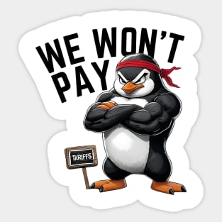 Resist-Penguin Sticker